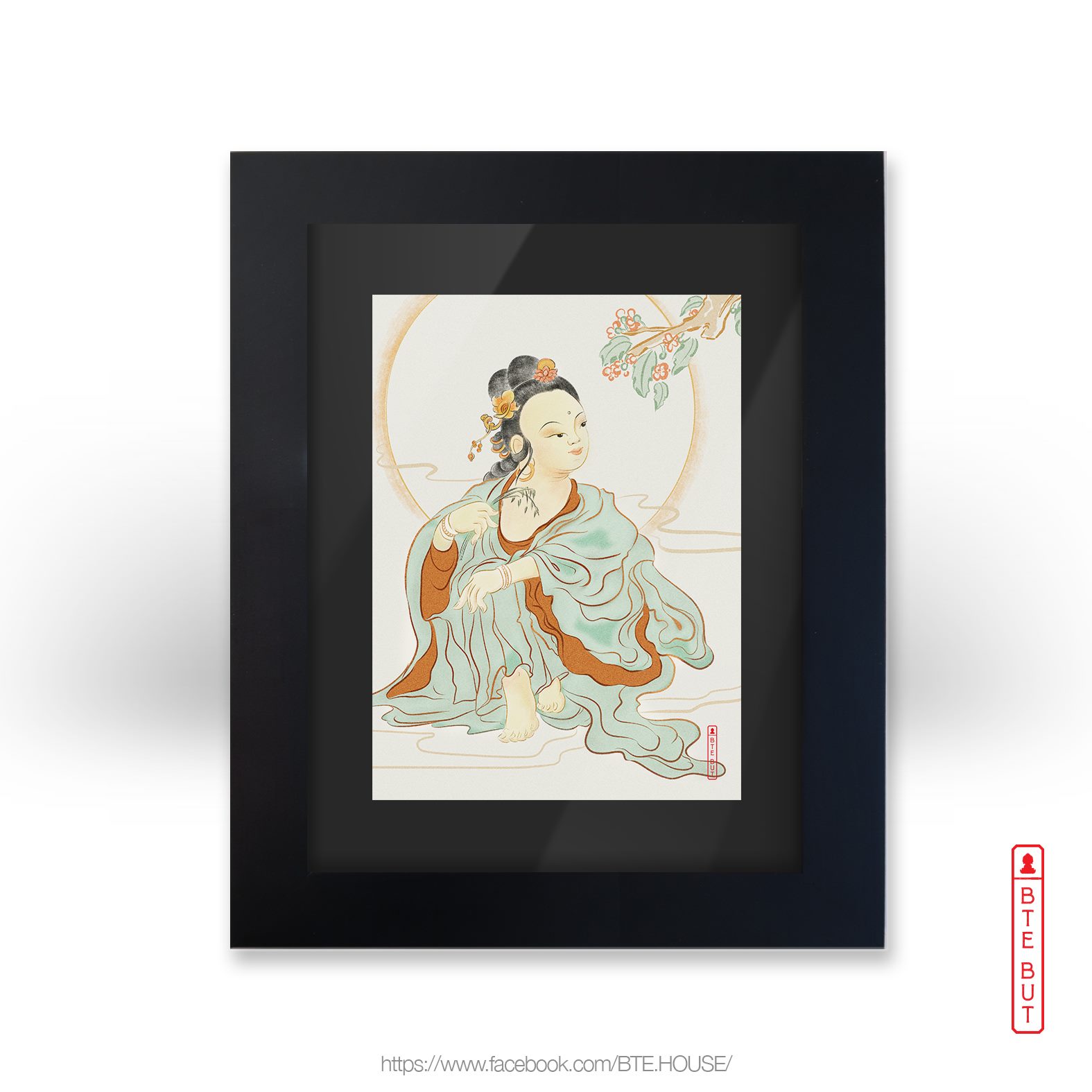 Tranh Giấy Art - Đức Vương Quan Âm