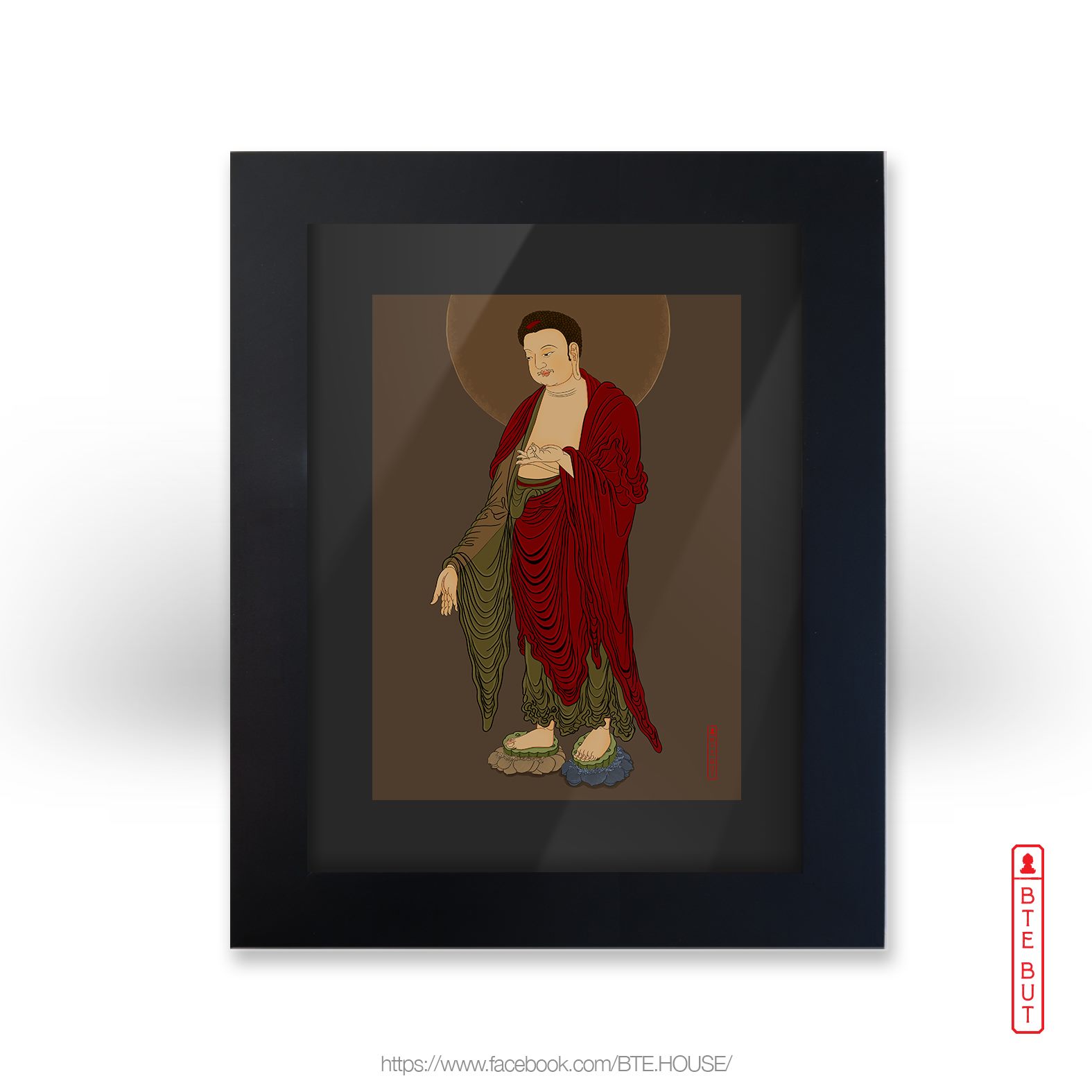 Tranh Giấy Art - A Di Đà Phật