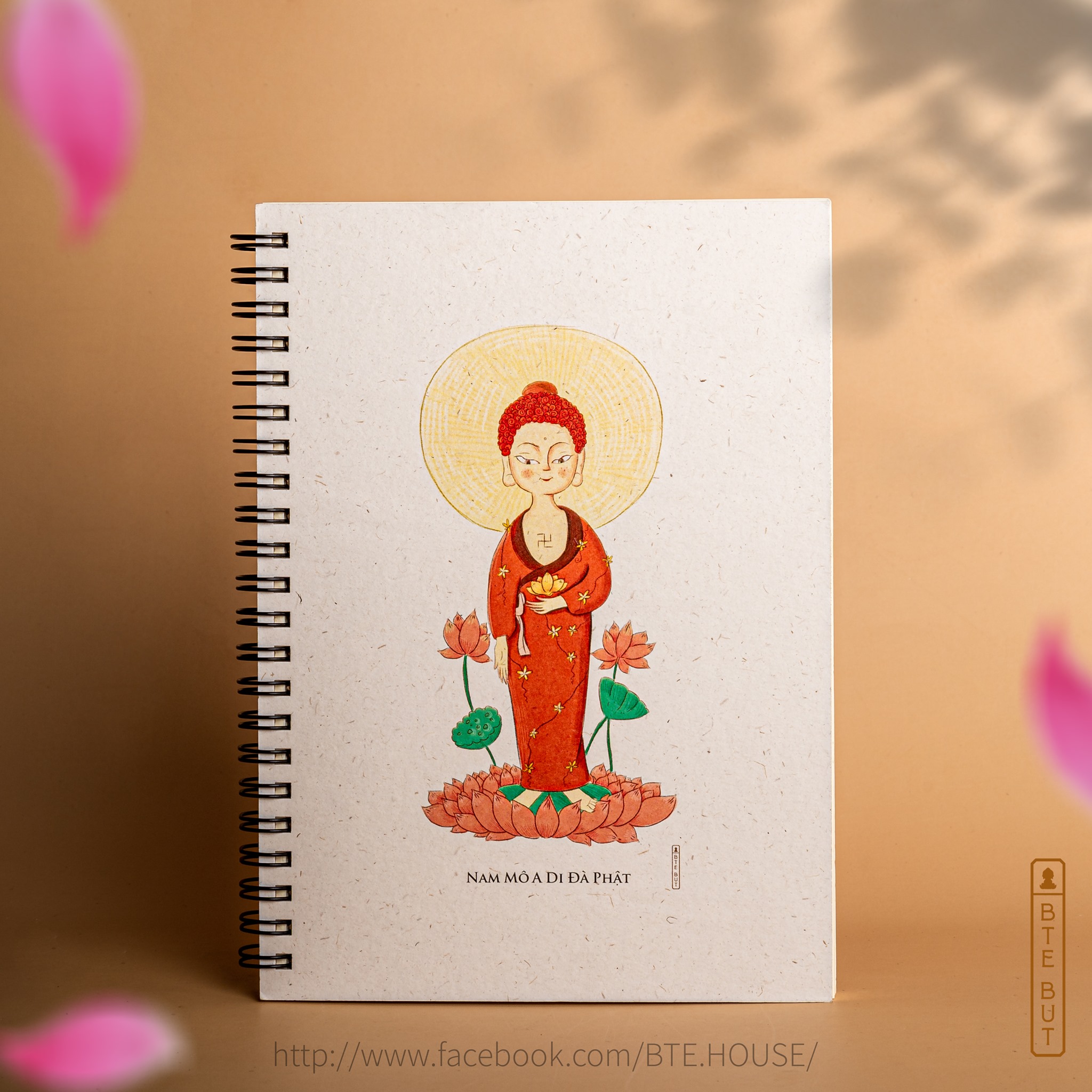 SỔ TAY - A DI ĐÀ CẦM SEN VÀNG