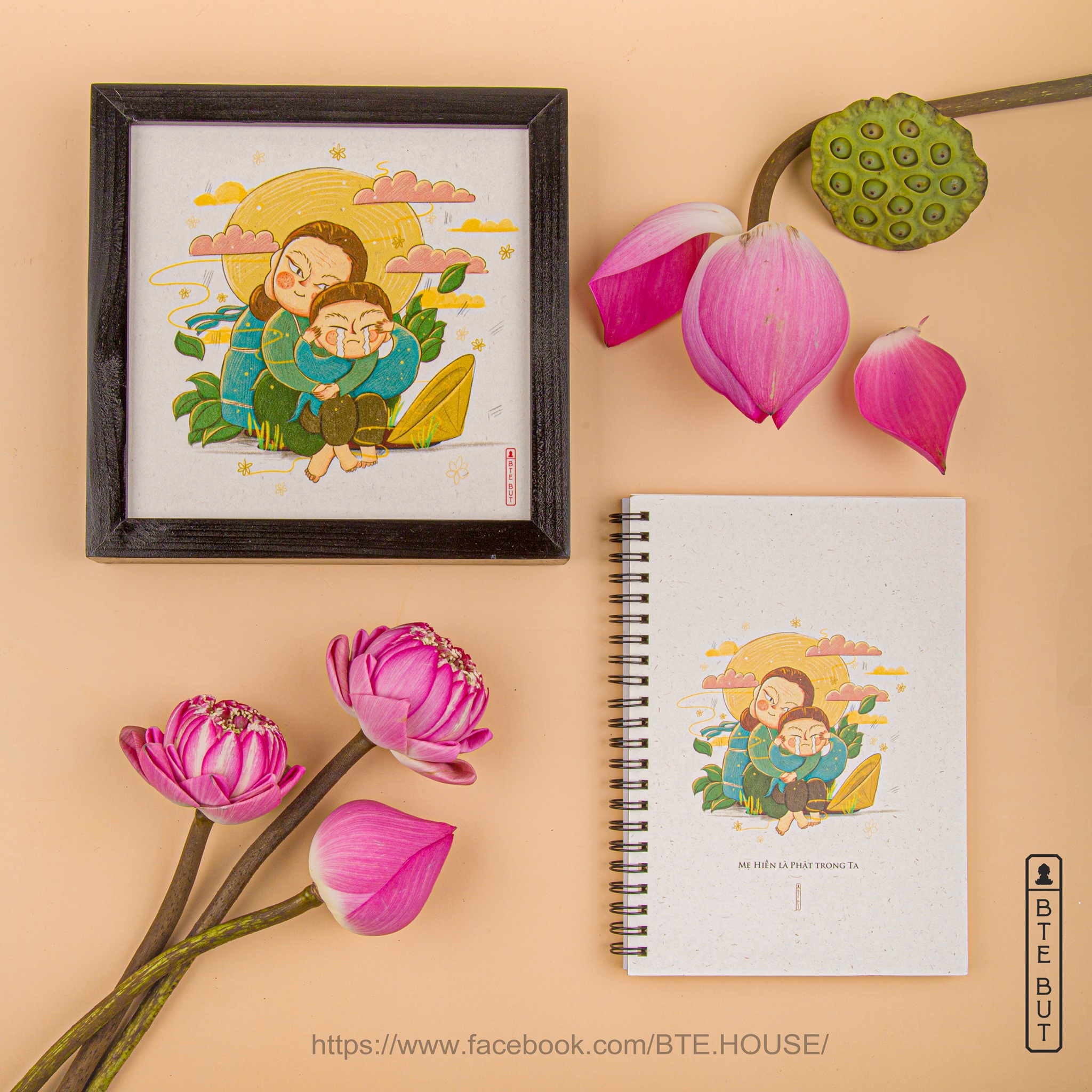 SET HỘP QUÀ - MẸ HIỀN ÔM CON