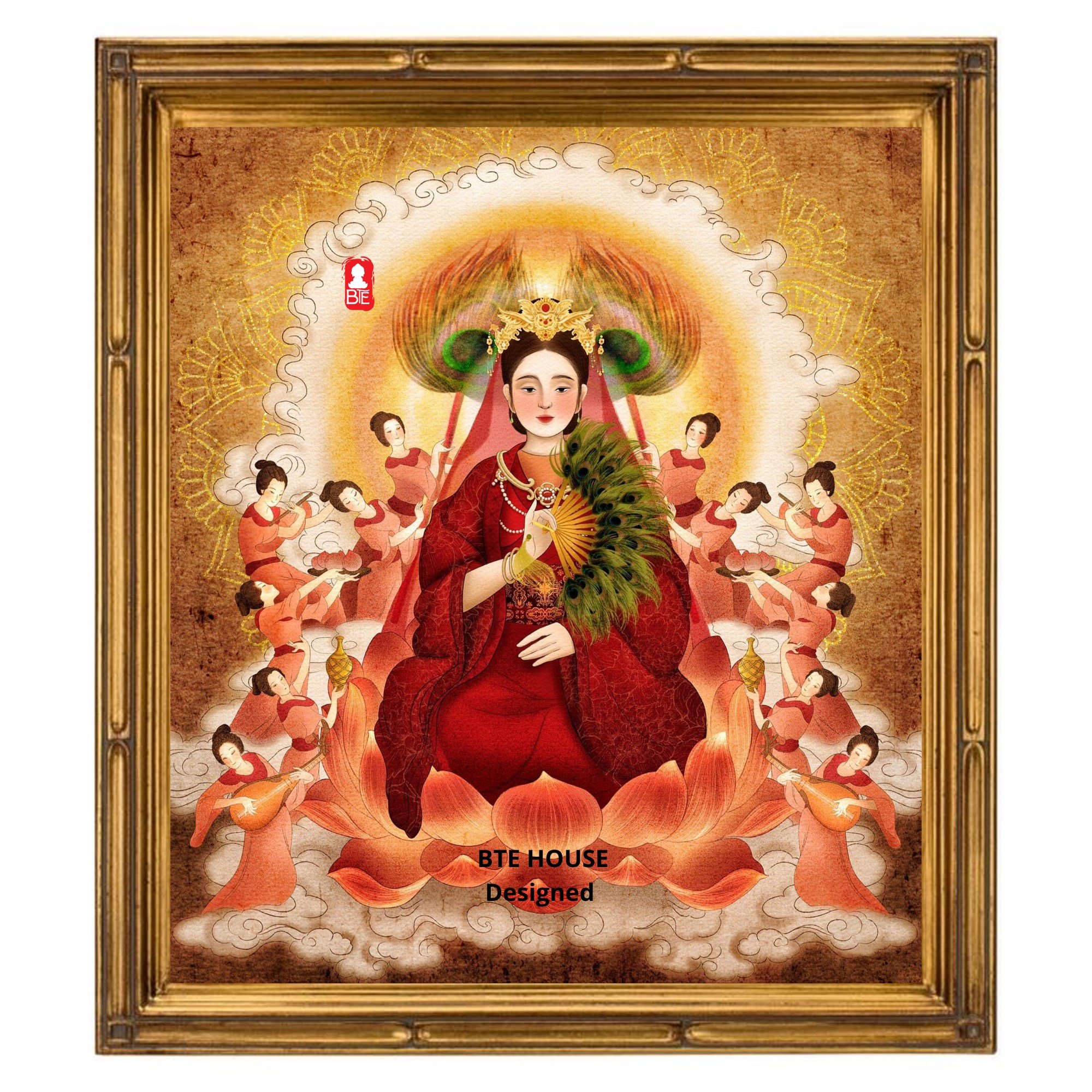 TRANH CANVAS THỤY SỸ - MẪU THƯỢNG THIÊN